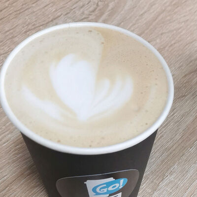 Капучино среднее в Go! Кофе по цене 320 ₽