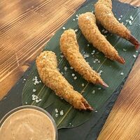 Креветки карри в IPA beer cafe