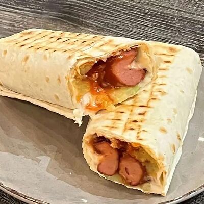 Хот-дог в лаваше в Шаурма от души по цене 250 ₽