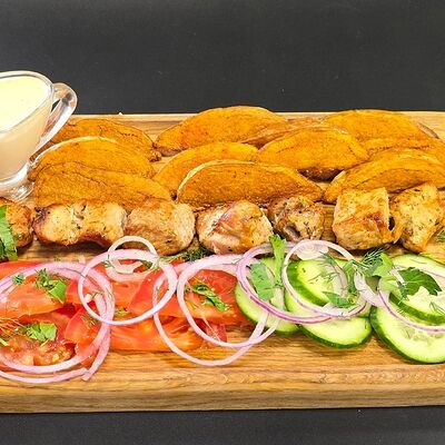 Порция №1 с куриным шашлыком в Pro Люля по цене 650 ₽