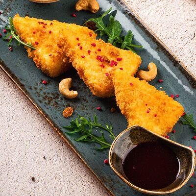 Обжаренный сулугуни в Омар Хайям Европа и Азия по цене 540 ₽