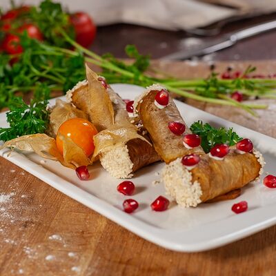 Баклажаны с ореховой начинкой в Кристалл палас по цене 390