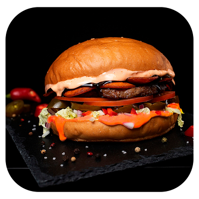 Бургер Остряк в Шеф Пепперолли по цене 639 ₽