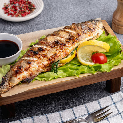 Сибас на углях в Чыраг Гала по цене 860 ₽