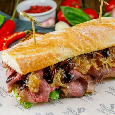 Сэндвич Beef Bazooka в Grizzly Bar по цене 475 ₽