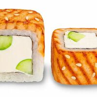 Запеченная Филадельфия в Пицца & Суши baba Napoli