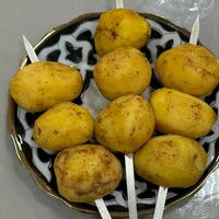 Картофель на угляхв Золотая Бухара