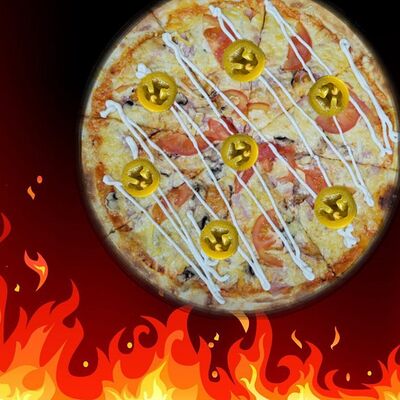 Острая Карбонара с халапеньо в Пицца Мафия по цене 1120 ₽