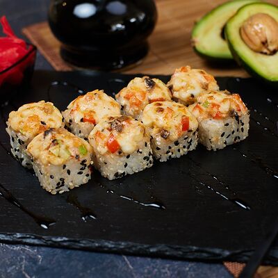 Запеченный ясай ролл в Тайфун по цене 359