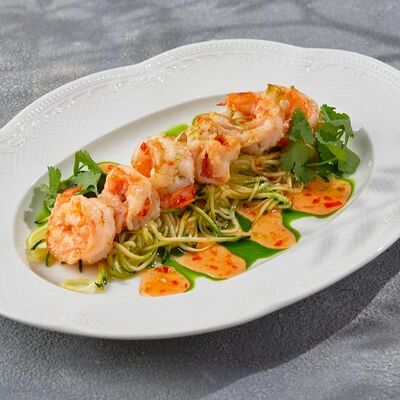 Креветки гриль с соусом чили в Come Mode Cafe по цене 950 ₽