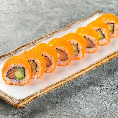 Ролл Калифорния с креветкой в темпуре в ЛарисуВаннуХочу по цене 490