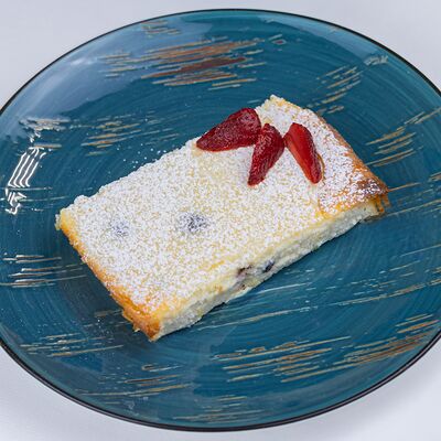 Запеканка творожная в Тарелка по цене 158 ₽