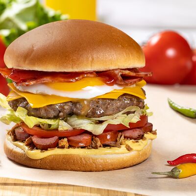 Английский бургер в Шаурма Куулпицца по цене 735 ₽