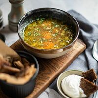 Уха тройная из северных рыб в Русский паб