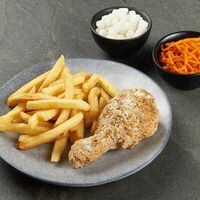 Комбо №1 Ножка для одного Малый в KanMan Chicken