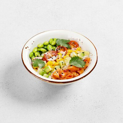 Поке с лососем 180 гр в Пиццафабрика по цене 630 ₽