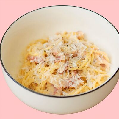 Спагетти карбонара в Сойка напела по цене 720 ₽