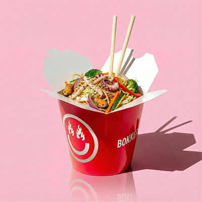 Вок морепродукты сливочный в Воккер по цене 579 ₽