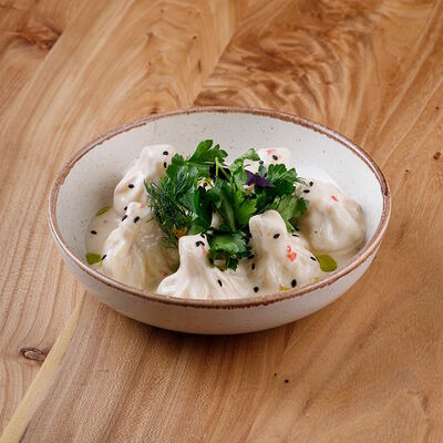 Мини-хинкали с креветкой в ПуриПури по цене 790 ₽