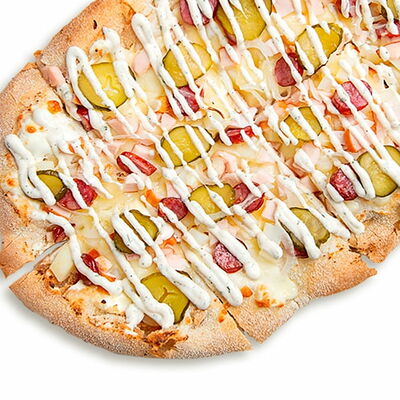 Сытная в Некруглая пицца и роллы по цене 442 ₽