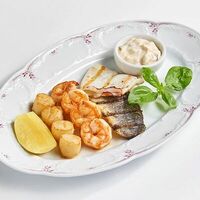 Грильятта с морепродуктами в Grande Osteria