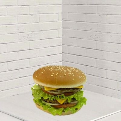 Бургер двойная с курицей в Шашлычный мир по цене 430 ₽