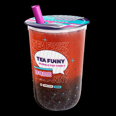 Чай фруктовый Ежевика-гибискус с кусочками винограда S в Tea Funny по цене 364 ₽