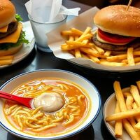 Логотип Желтый фудтрак Голодный Дино