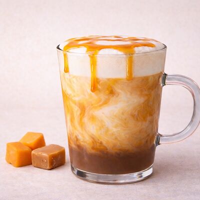 Латте Тыквенно-карамельный в Lo-Fi Coffee по цене 360 ₽