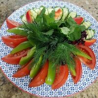 Овощная грядка в Чайхана Кишлак