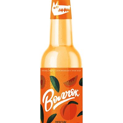 Крафтовый лимонад Волчок персик в Шоу'рма по цене 200 ₽