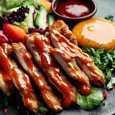 Стрипсы из курицы в PlutuS Resto Club по цене 550 ₽