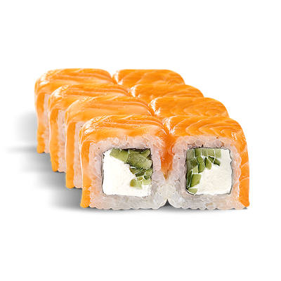 Ролл Филадельфия классика с огурцом в Автосуши по цене 858 ₽