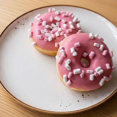 Донат Глазированный с Маршмеллоу в Cafecafe по цене 160 ₽