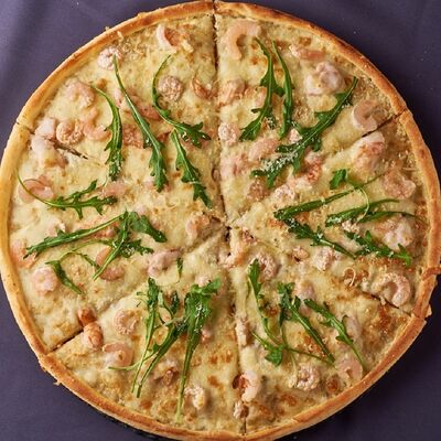 Пицца креветки-руккола целая в Palermo Pizza по цене 1350 ₽