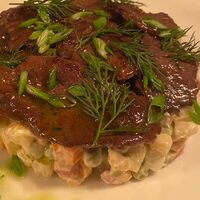 Оливье с медведем в Геология