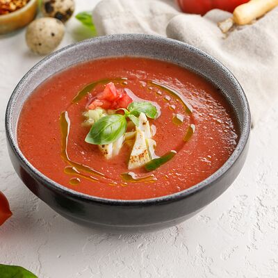 Суп Гаспачо с креветками в Пряности & Радости на Васильевском по цене 650