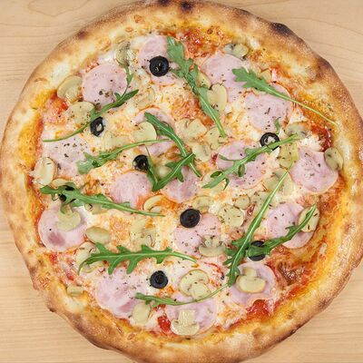 Пицца Ветчина-грибы в Елидаели по цене 849 ₽