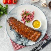 Свиные ребра в медово-горчичном соусе в Кофейня №1