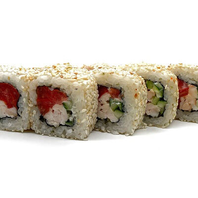 Ролл с копченой курицей в Эби Суши по цене 440 ₽