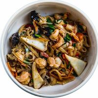 Лапша с морепродуктами в Miska