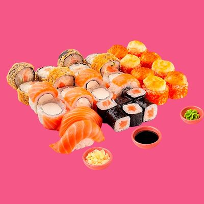 Сет Все с лососем в Big Fish по цене 9595 ₽