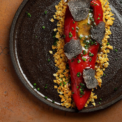 Перец рамиро, рикотта, трюфель в Maya по цене 1190 ₽