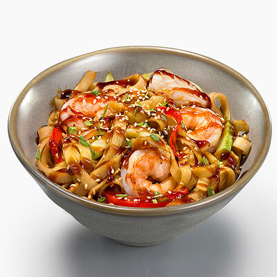 Удон с морепродуктами в Вкус и лосось по цене 820 ₽