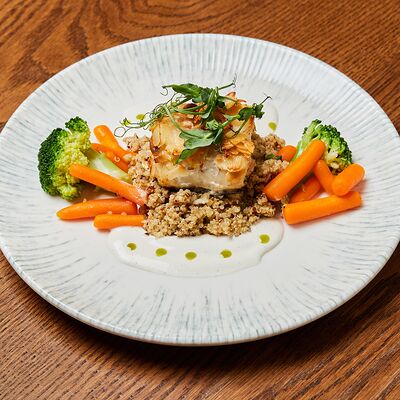 Судак с миндальными лепестками в Дача по цене 850 ₽