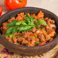 Жареное лобио в Мушмула