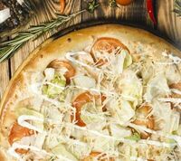 Пицца Цезарь с креветками в Пиццерия Перчик