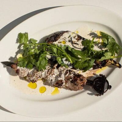 Вырезка бедра с баклажаном в Dizengof/99 по цене 1250 ₽