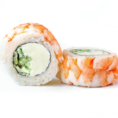 Ролл Филадельфия с креветкой в Белый КоЁт по цене 565 ₽