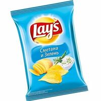 Чипсы Lay's Сметана и зелень в Высокий градус